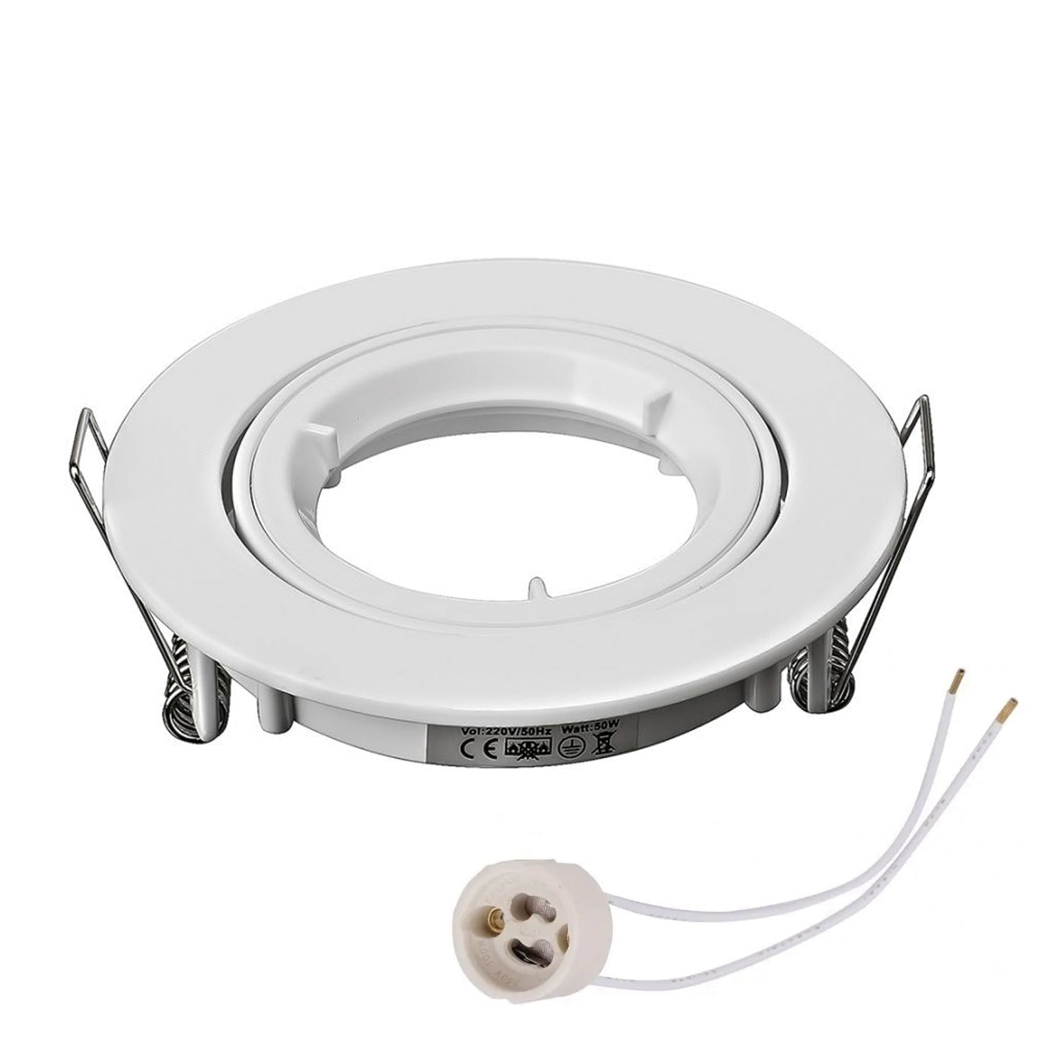Foco Led Embutido Basculante Porta Gu10 Sku11889 11890