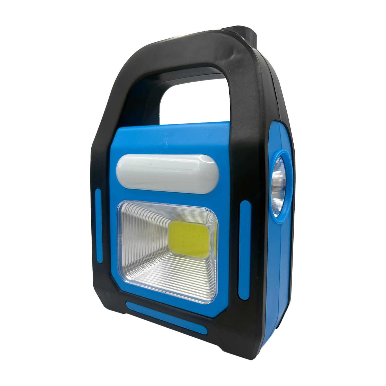 Linterna Led Solar 3 En 1 Usb C Recargable Luz Fria