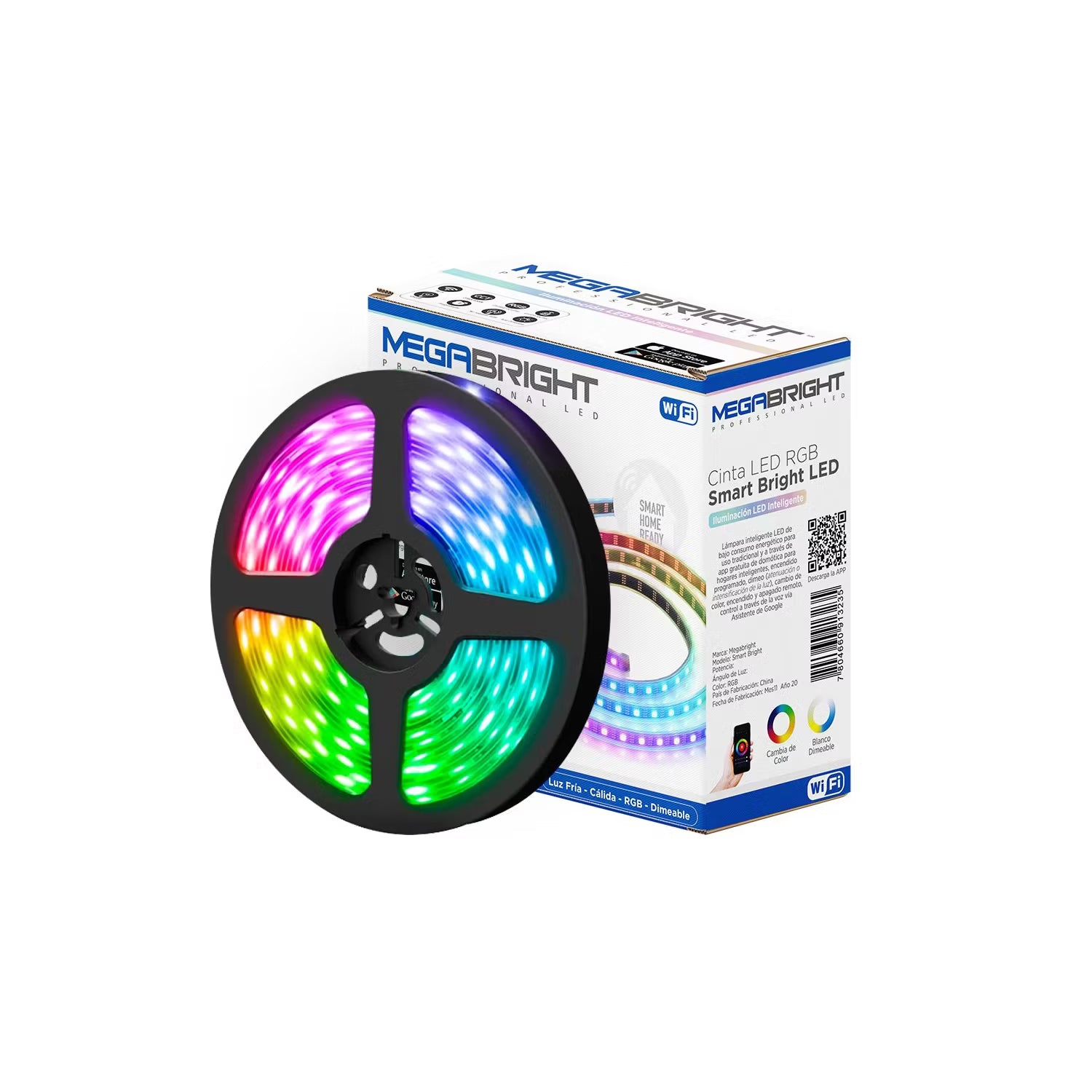 Cinta Led Smart Rgb 5M Cct Inteligente Wifi Sku314133