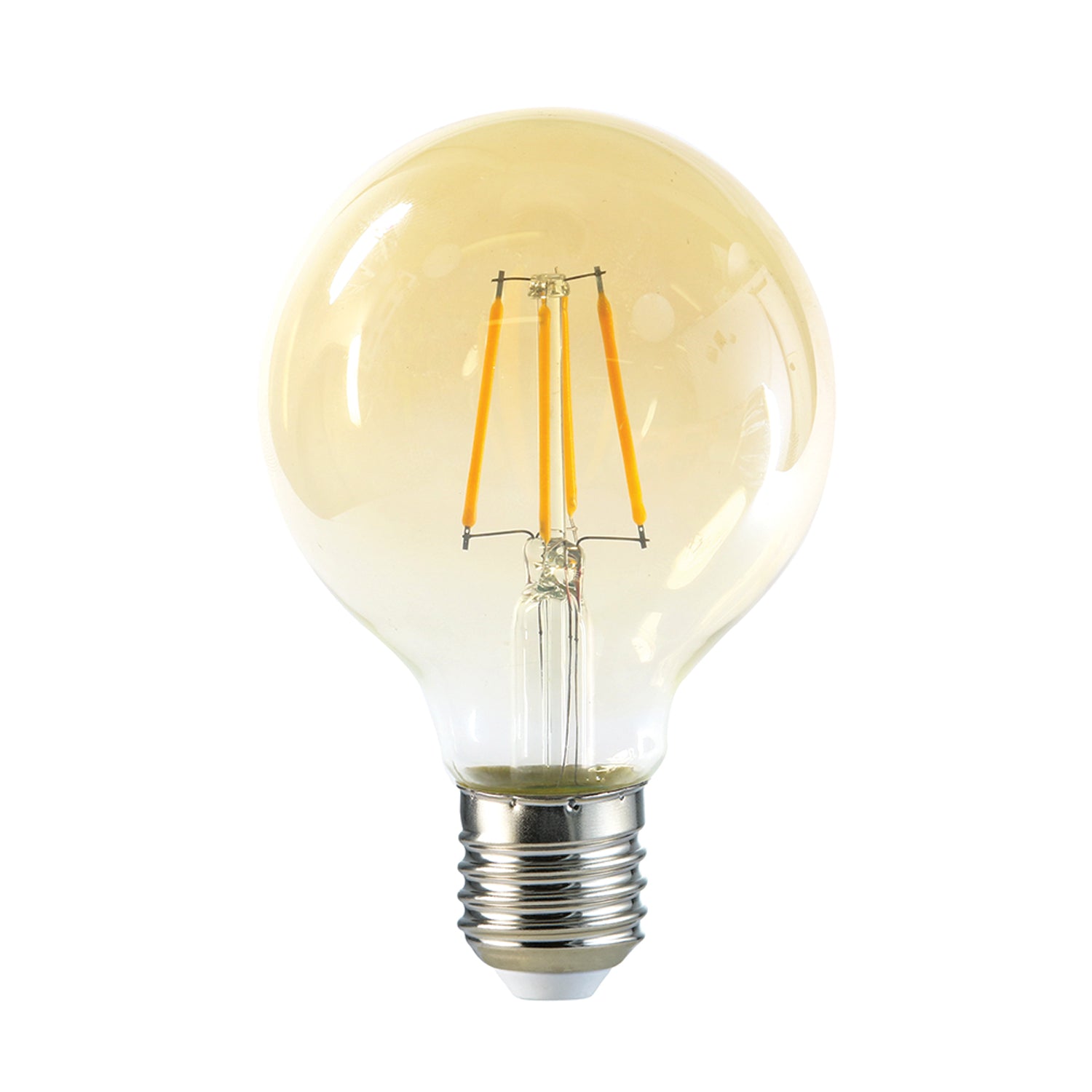 Ampolleta Globo Led E 27 Filamento 6W Dimeable G80 Sec Sku3386350