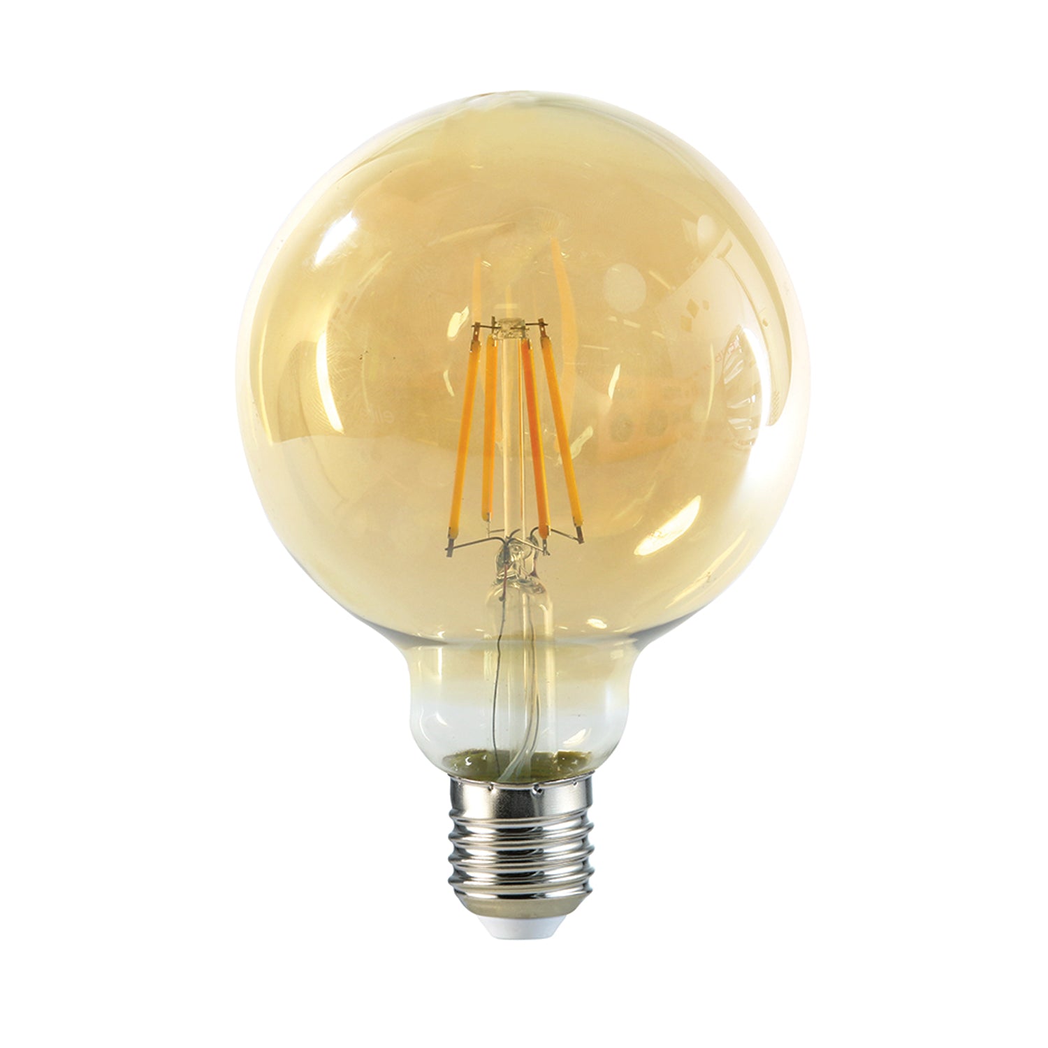 Ampolleta Globo Led E 27 Filamento 6W Dimeable G95 Sec Sku3386360