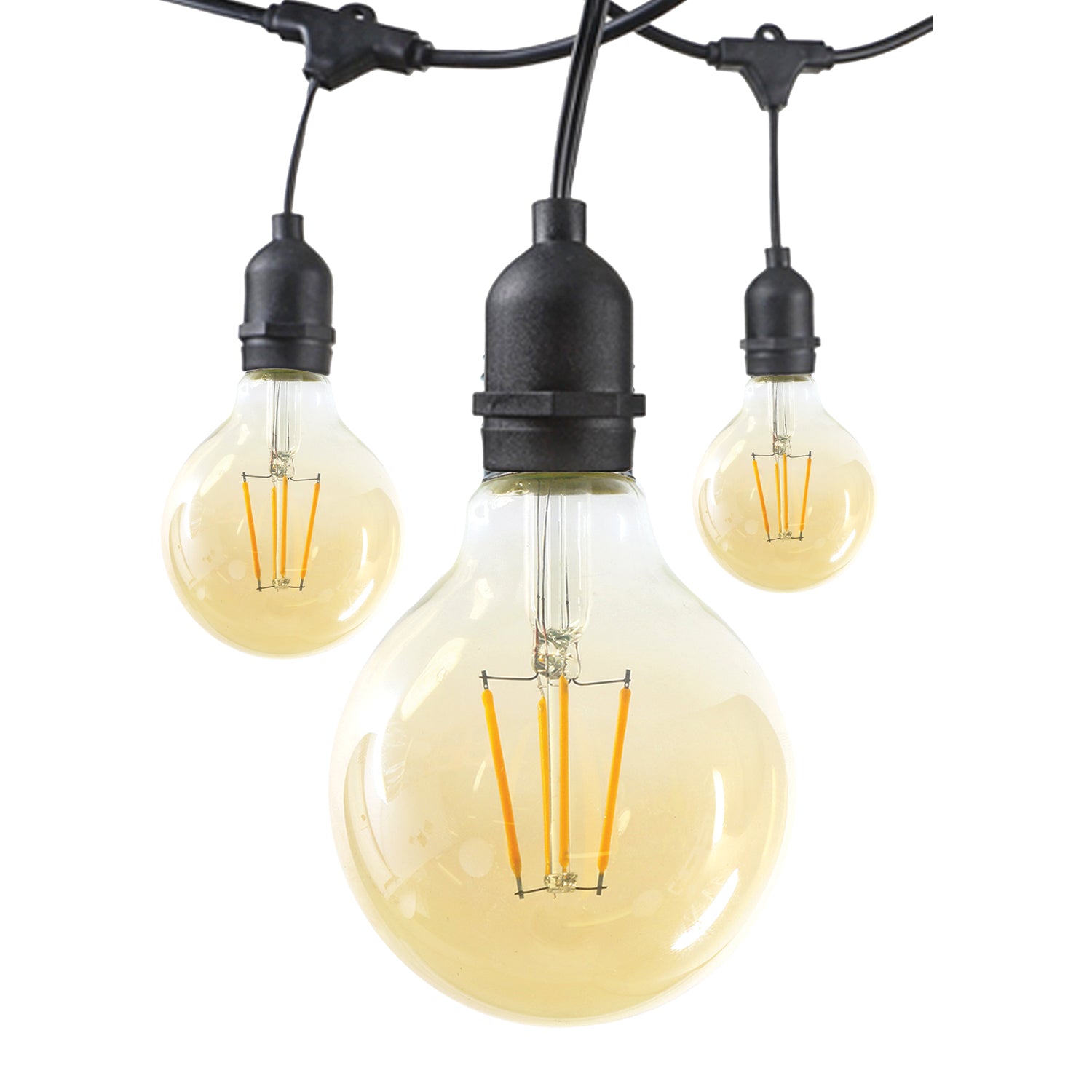 Guirnalda 10 Metros Con Ampolletas Globo Filamento 6W E 27 Sku35778 6