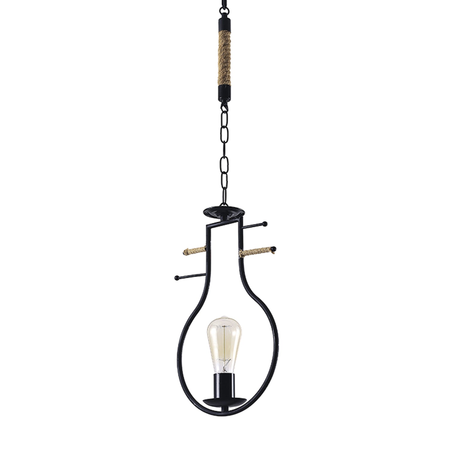 Lampara Colgante Decorativa Rustica Diseno Violin E 27 Sku35800