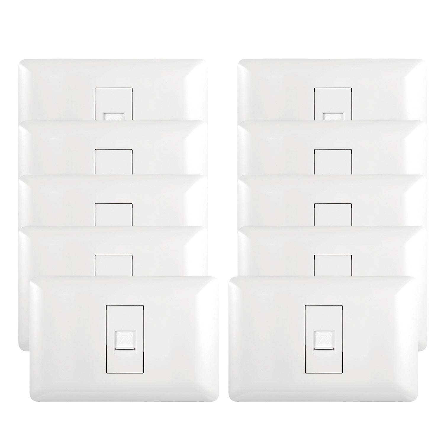Pack 10 Toma Rj45 Red Internet Blanco Sku36103 10