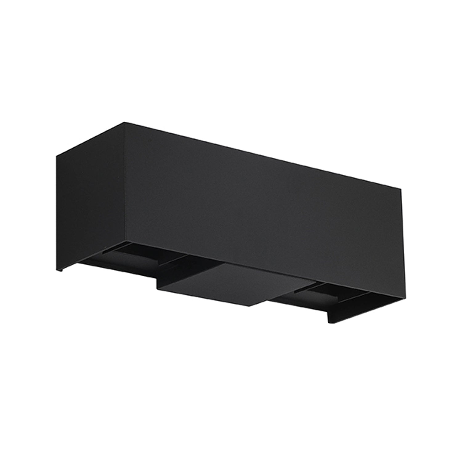 Aplique Led Elegante Rectangular 43W Luz Calida Negro Sku36130
