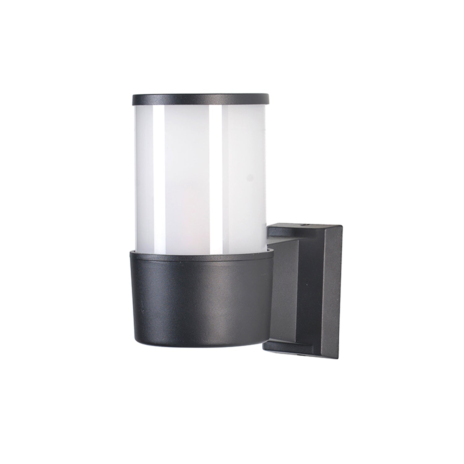 Aplique Led Cilindrico Porta E 27 Negro Incluye Ampolleta Sku36200 C 36200 F