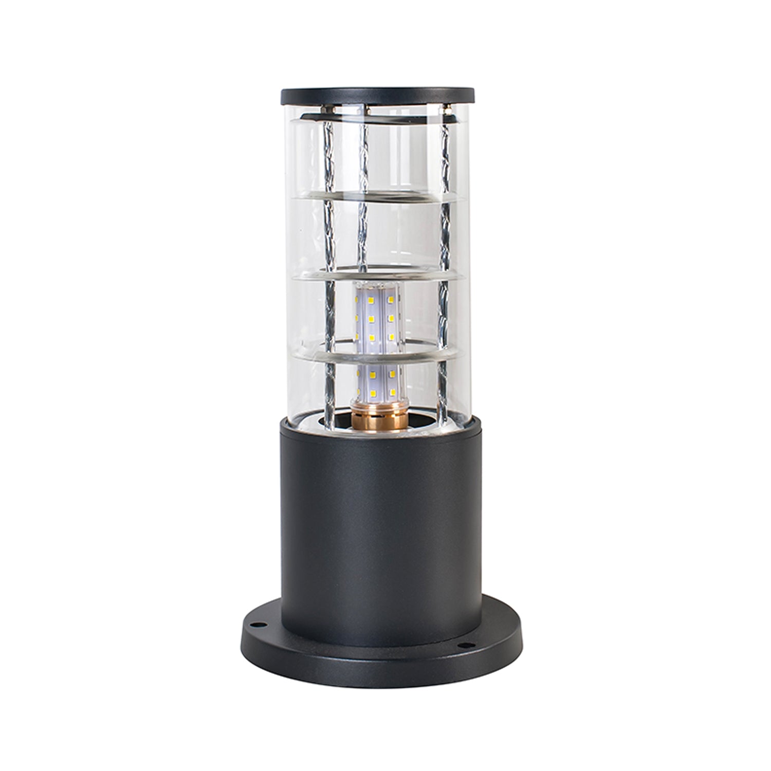 Aplique Piso Espiral 30Cm Porta E 27 Negro Incluye Ampolleta Sku36206 C 36206 F