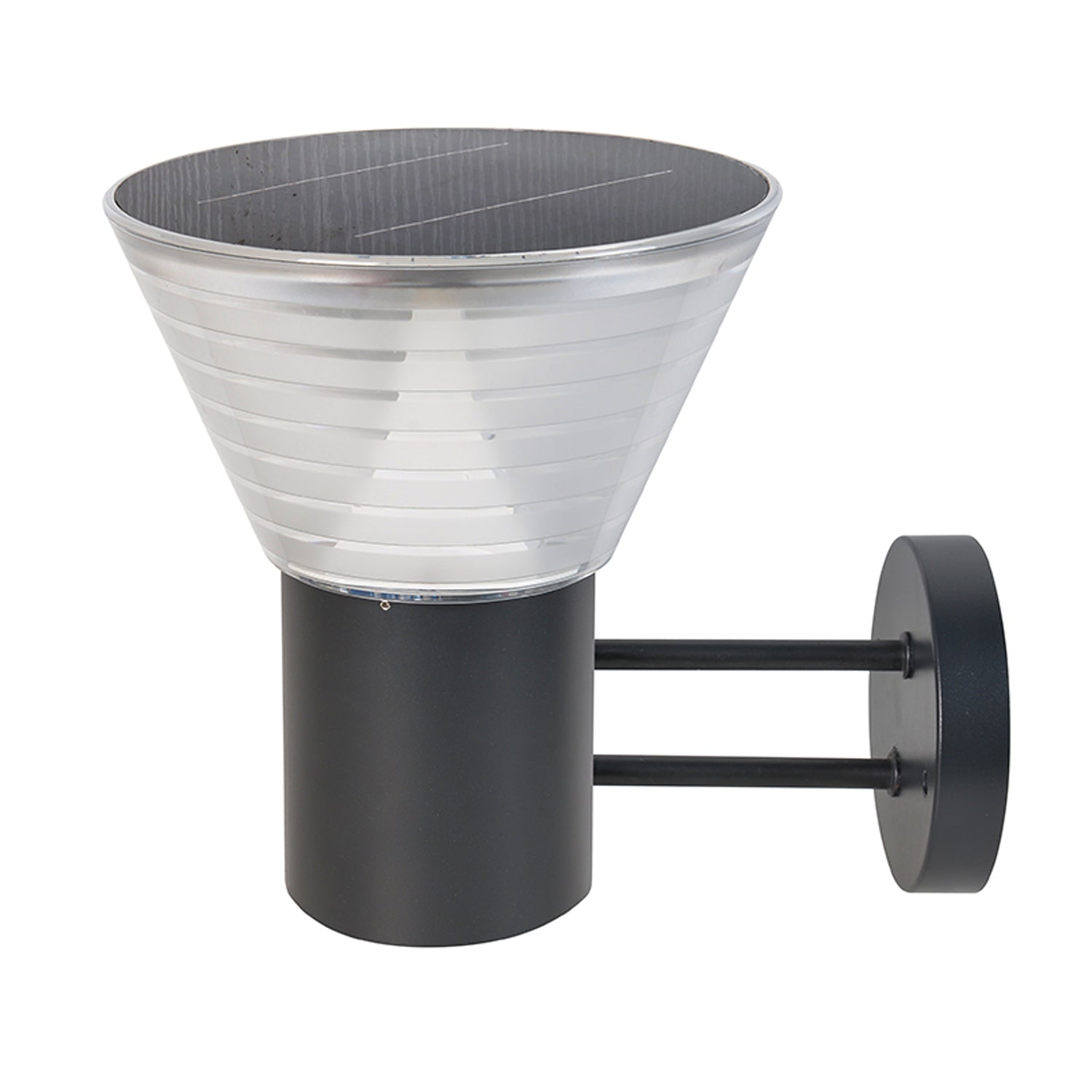 Aplique Led Carga Solar Diseno Cono 5W Control Remoto Sku36210
