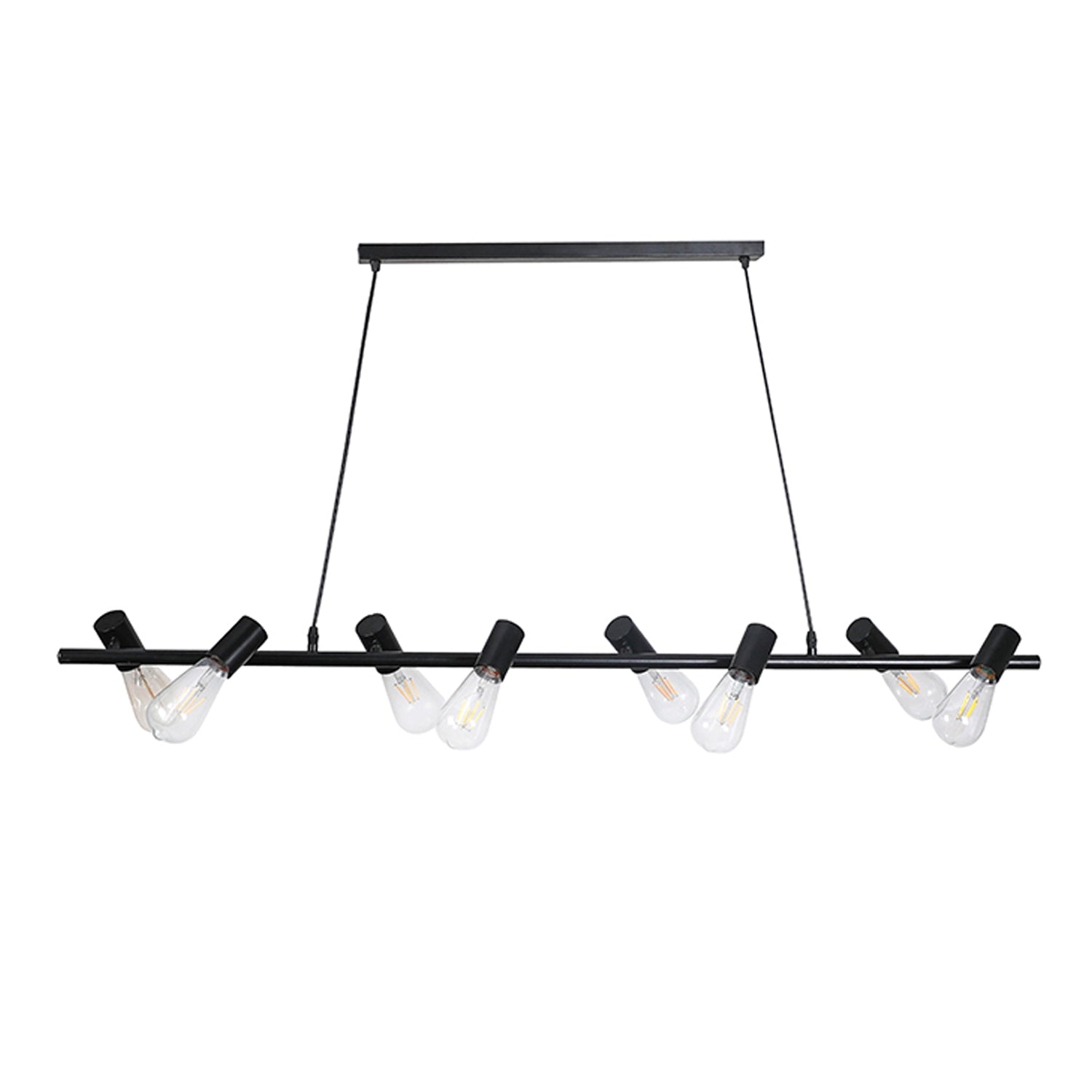 Lampara Colgante E27 8 Puntos De Luz Incluye Ampolletas