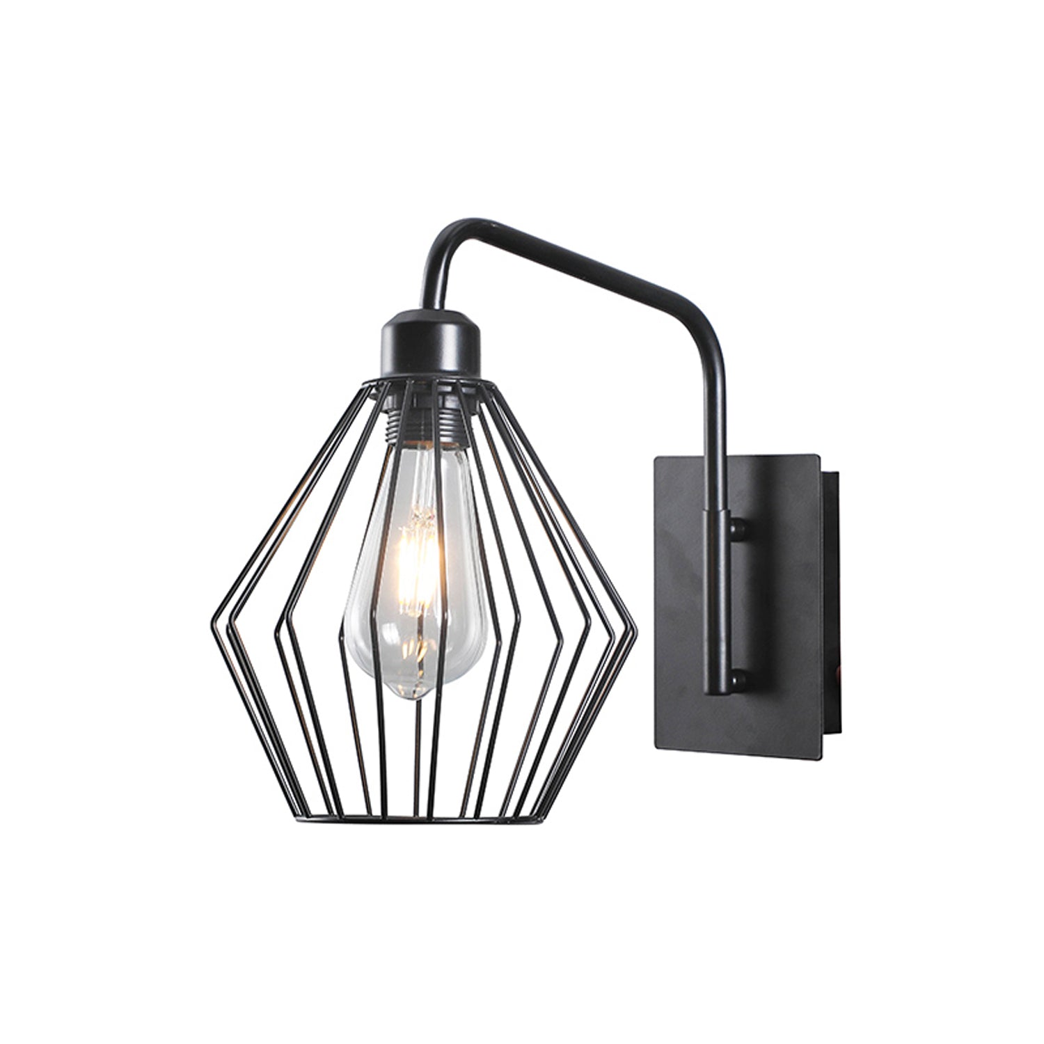 Aplique Led Estilo Hierro Porta E 27 Incluye Ampolleta Sku36247 C