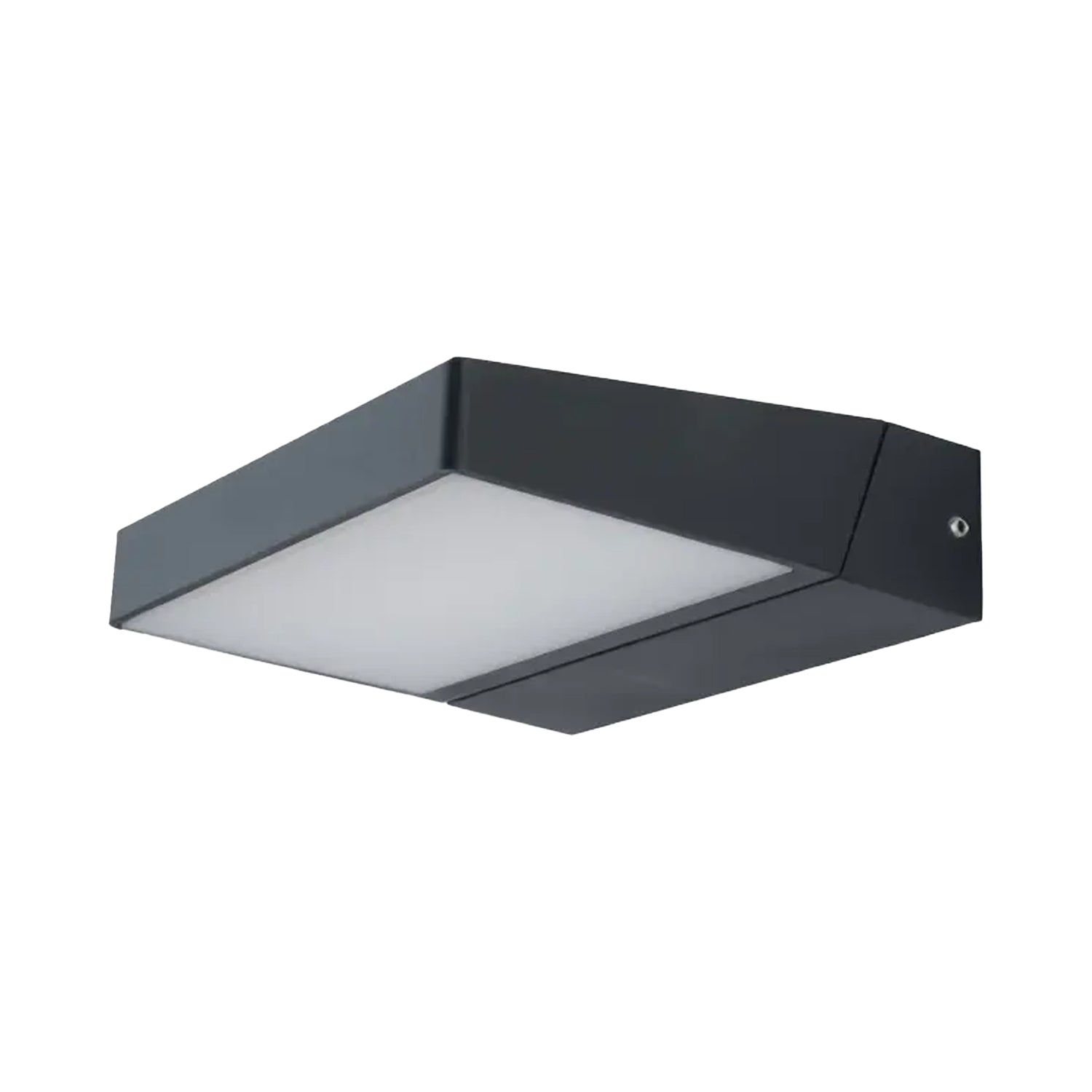 Aplique Led Cuadrado Movil Negro 18W Luz Calida