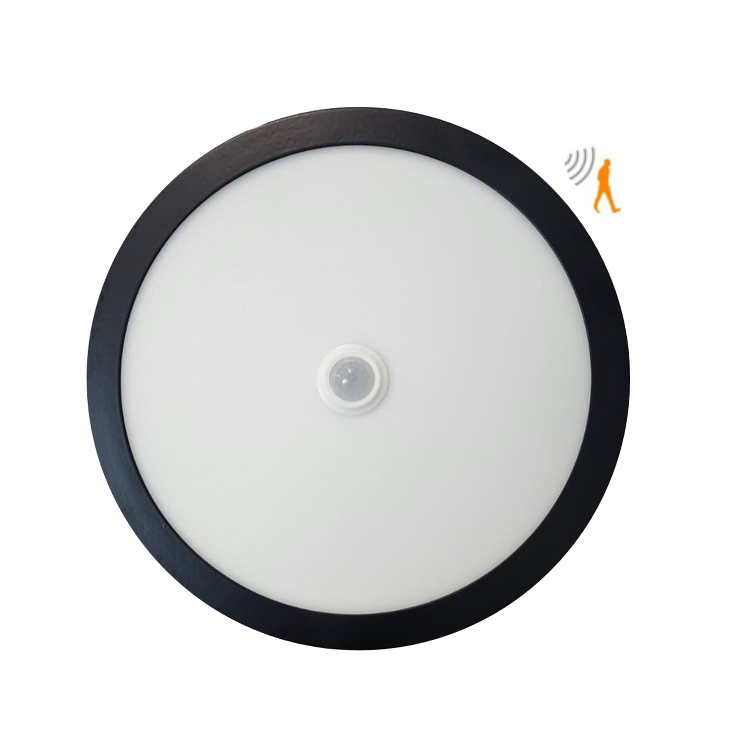 Panel Redondo Led Eco Sobrepuesto Negro Con Sensor 18W Sku36308 36309 36310