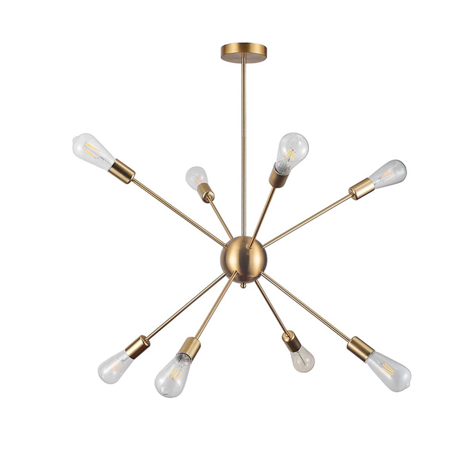 Lampara Colgante Sputnik Oro 8 Luces Incluye Ampolletas Sku74180004