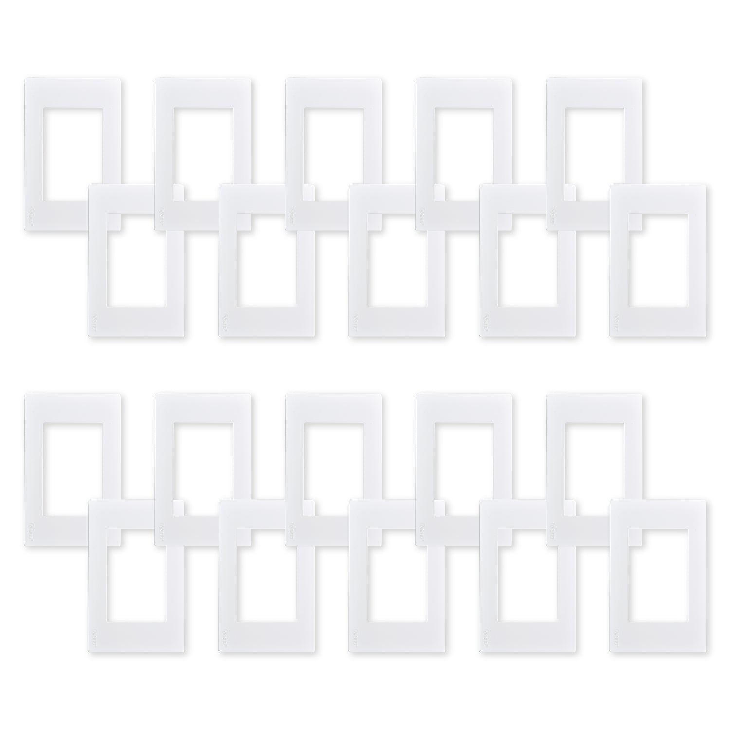 Pack 20 Placas Triple Con Soporte Metalico