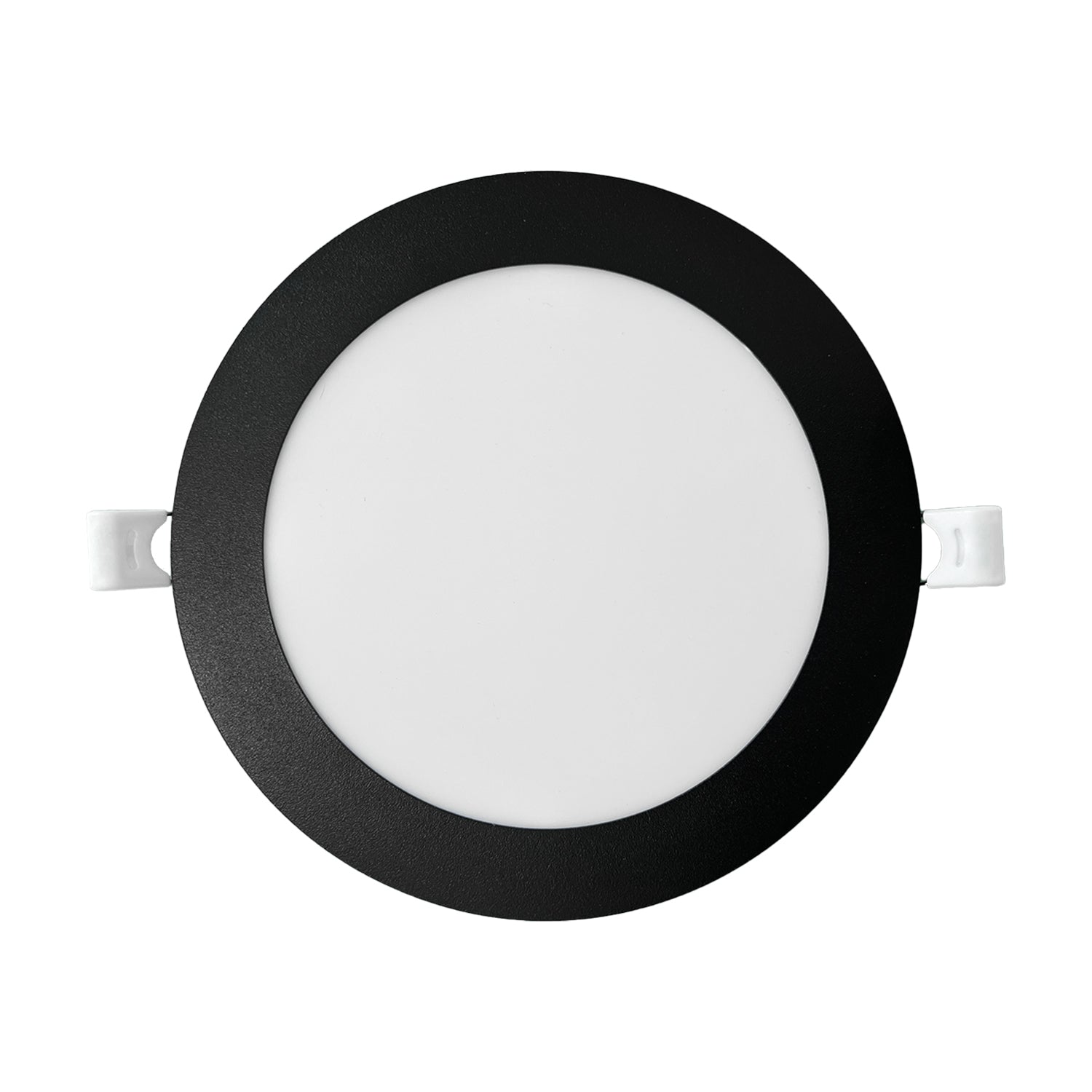 Panel Redondo Led Embutido Negro 24W