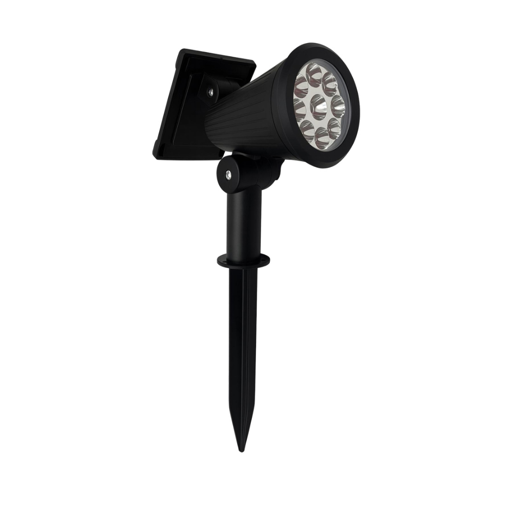 Estaca Con Panel Solar Led Pro Luz Fria