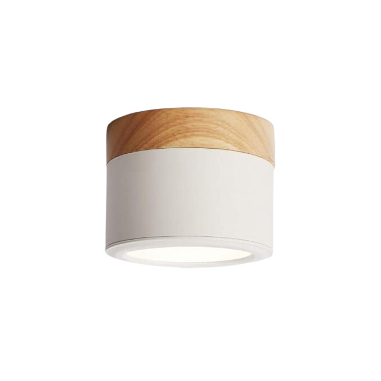 Panel Led Deco Sobrepuesto Madera 6W Blanco Sku71256071