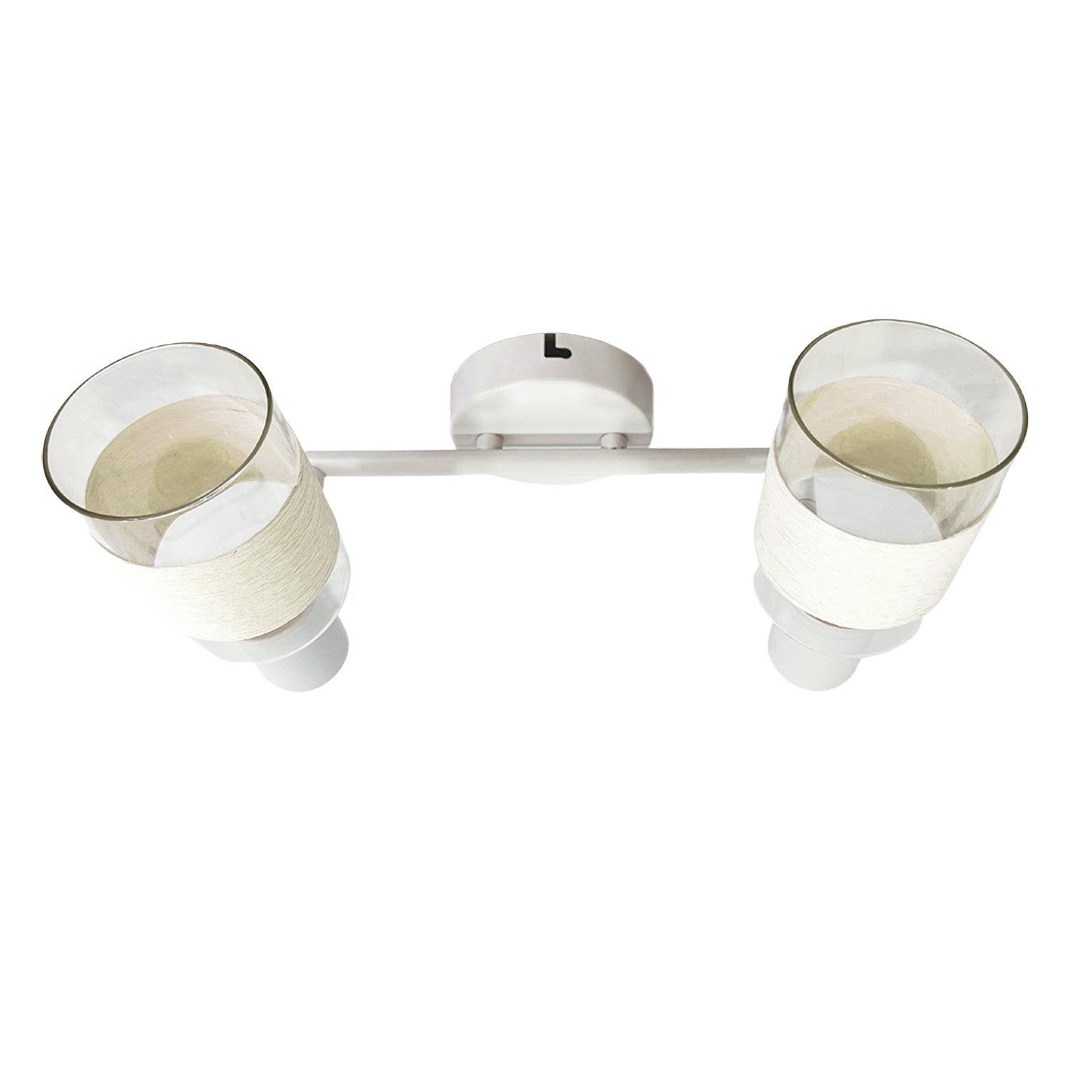 Foco Aplique Sobrepuesto 2Xe 14 Zaurak Blanco Sku73522712