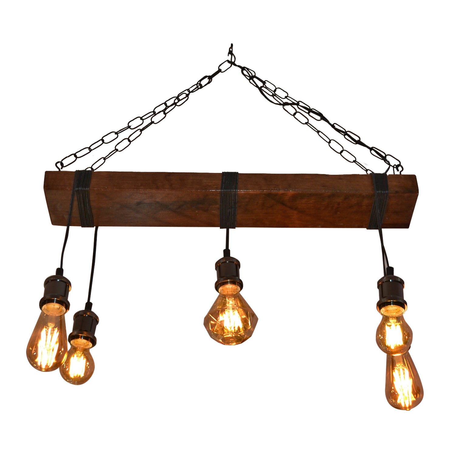 Lampara Cielo Roble 5 Ampolletas Skuhbled125