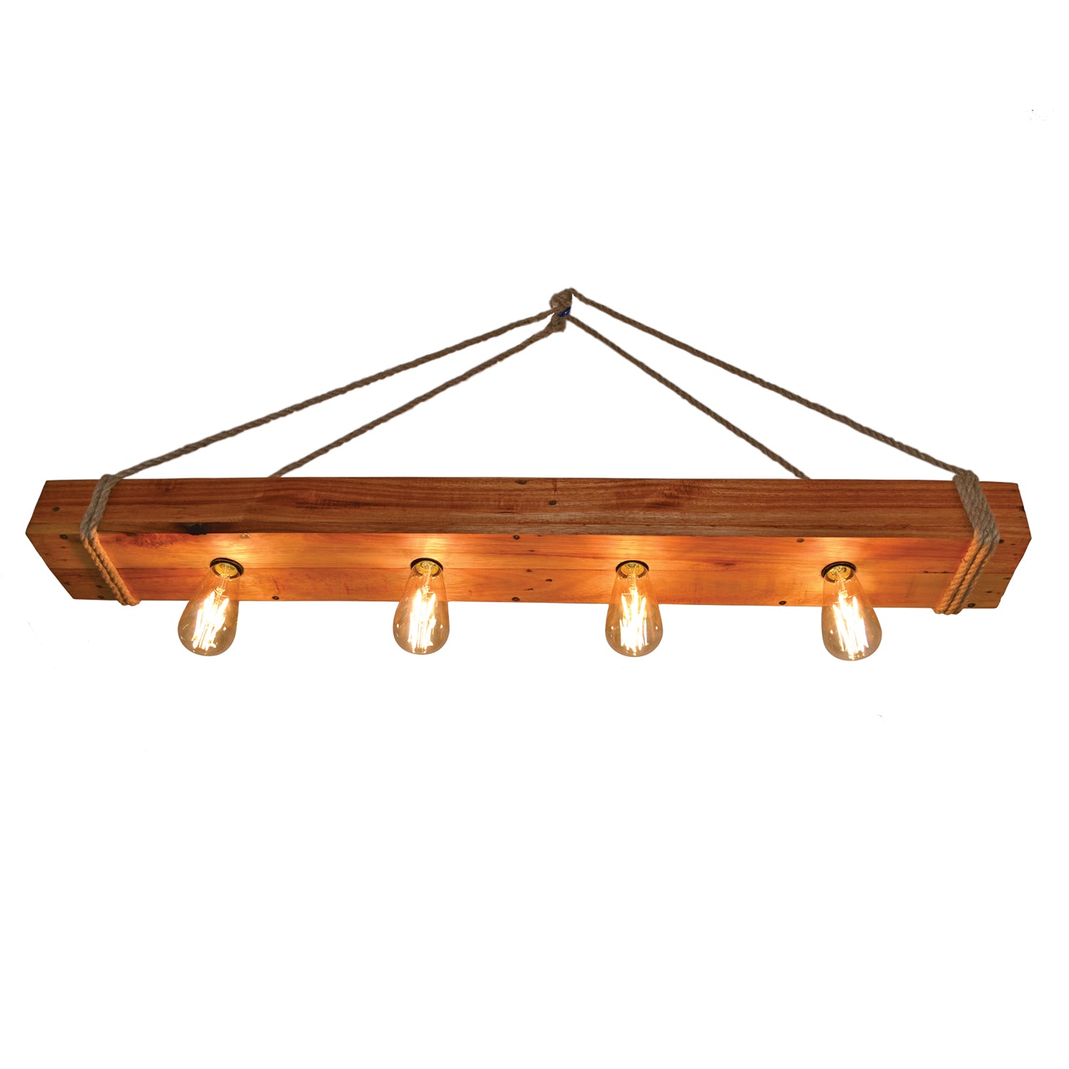 Lampara Cielo Madera Robusta 4 Ampolletas Skuhbled126