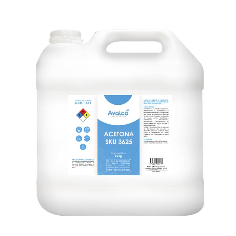 Acetona Bidon 20 Litros