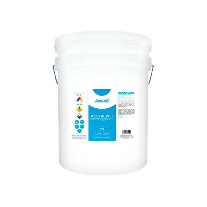 Sanitizante Peracetico Al 15 Aceval Plus Cn 20 Kg