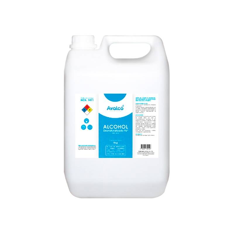 Alcohol Desnaturalizado Al 96 De 5Kg