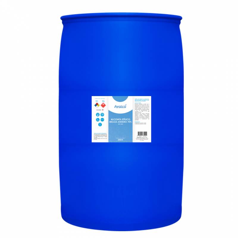 Alcohol Etilico Melaza Anhidro 70 200Lts