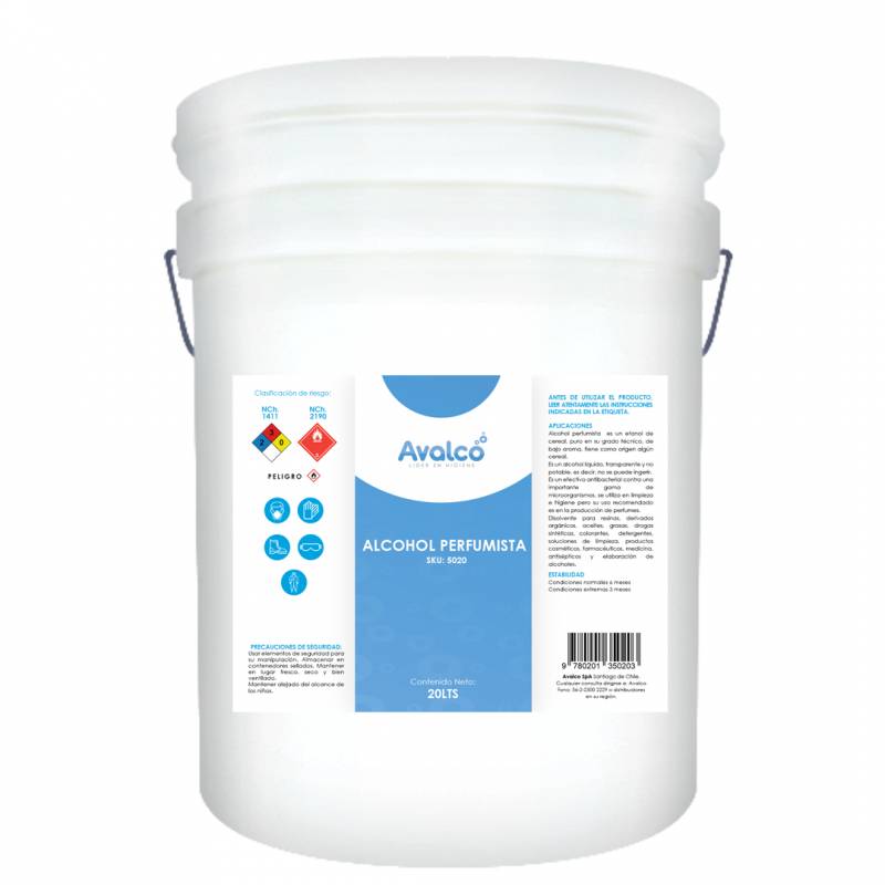Alcohol Etanol Perfumista 20Lts