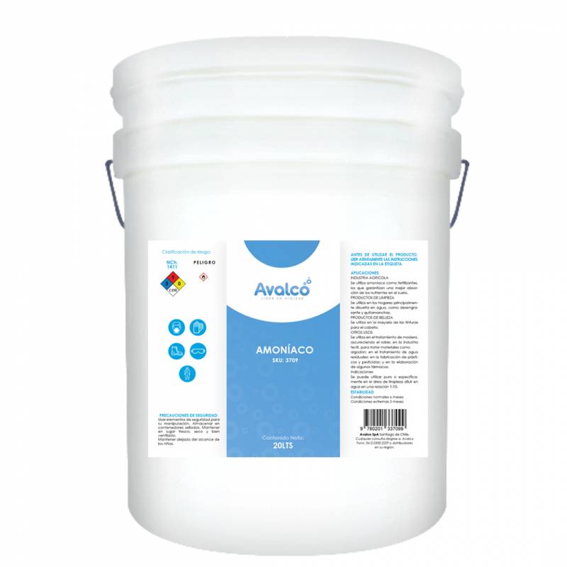 Amoniaco 25 Liquido 20 Lt