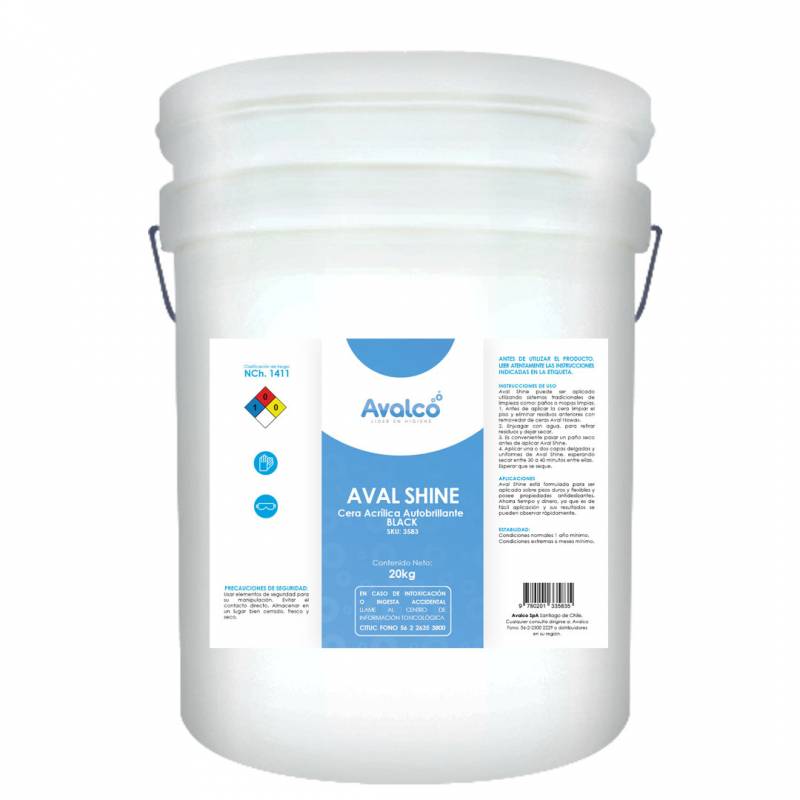 Cera Autobrillo Avalshine Black 20 Kg