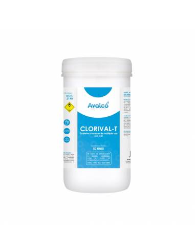 Tabletas Cloradas De Multiple Uso Clorival T 50 Unid