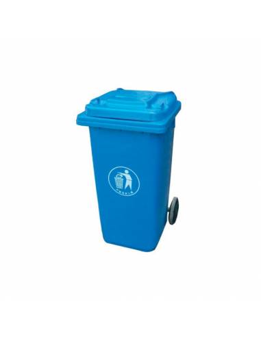 Basurero 2 Ruedas Azul 120 Litros