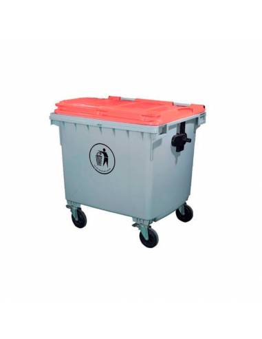 Contenedor De Basura Gris 120L Glanz