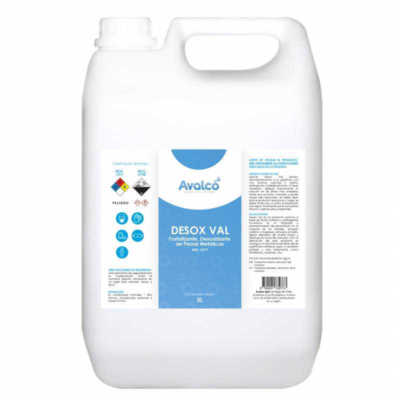 Desoxidante Fosfatizante Desox Val 5Lts
