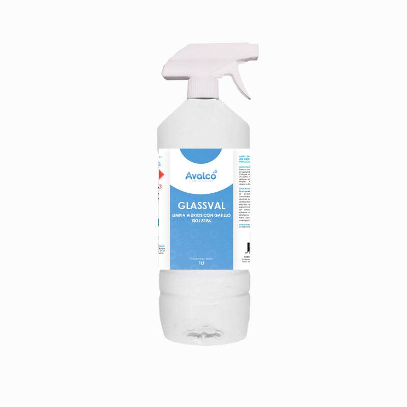 Limpia Vidrios Glassval 1 Lt Con Gatillo