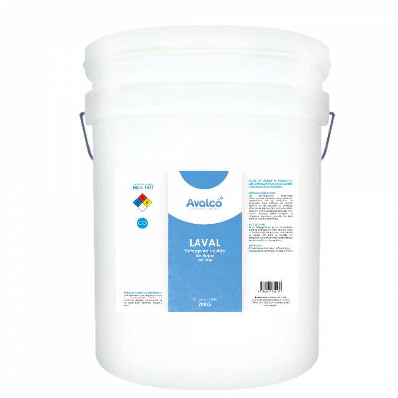 Detergente Para Ropa Laval Bl 20Kg