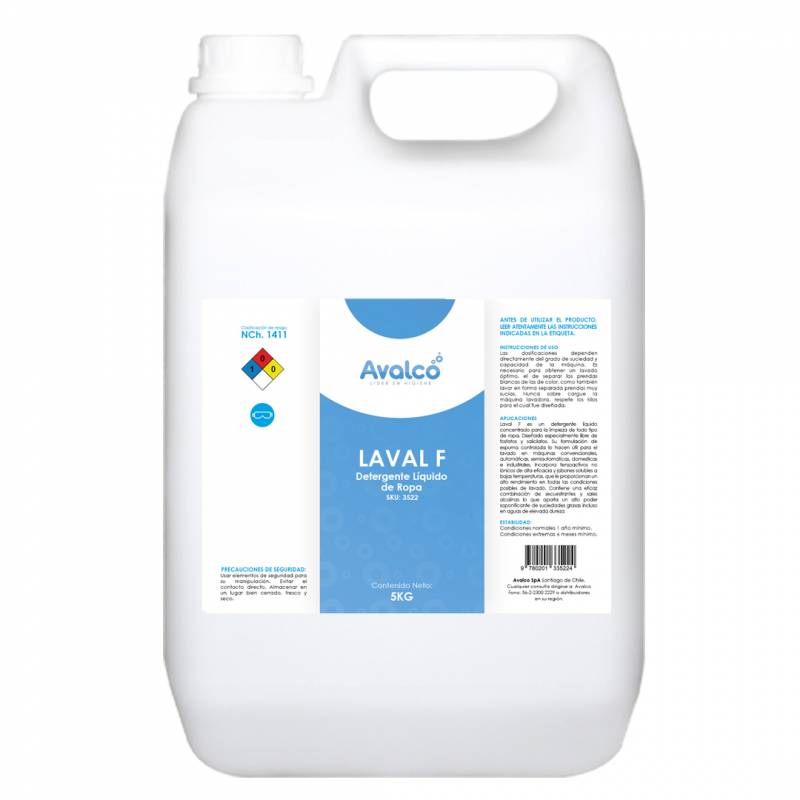 Detergente Para Ropa Laval F Bd 5Kg
