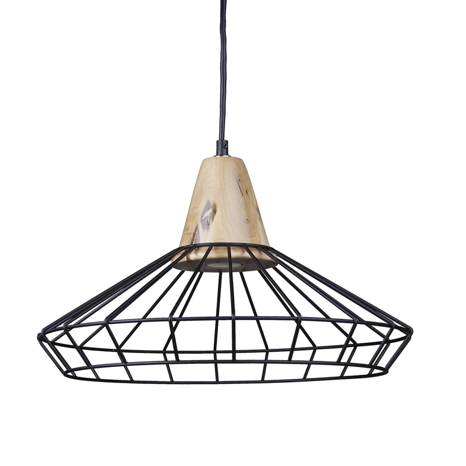 Lampara Colgante Blix Metal Negro E 27 Skulc0188