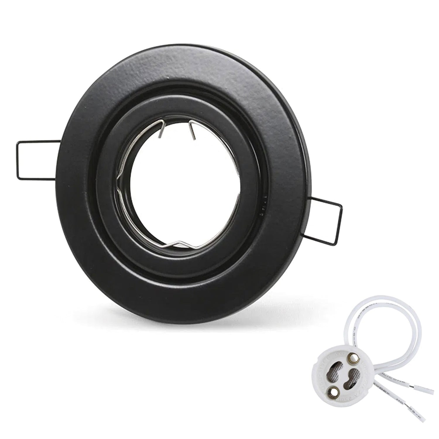 Foco Embutido Basculante Led Porta Gu 10 Negro Skulc0203