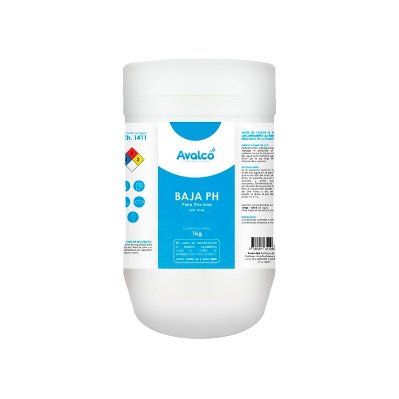 Baja Ph Para Piscinas 1 Kg