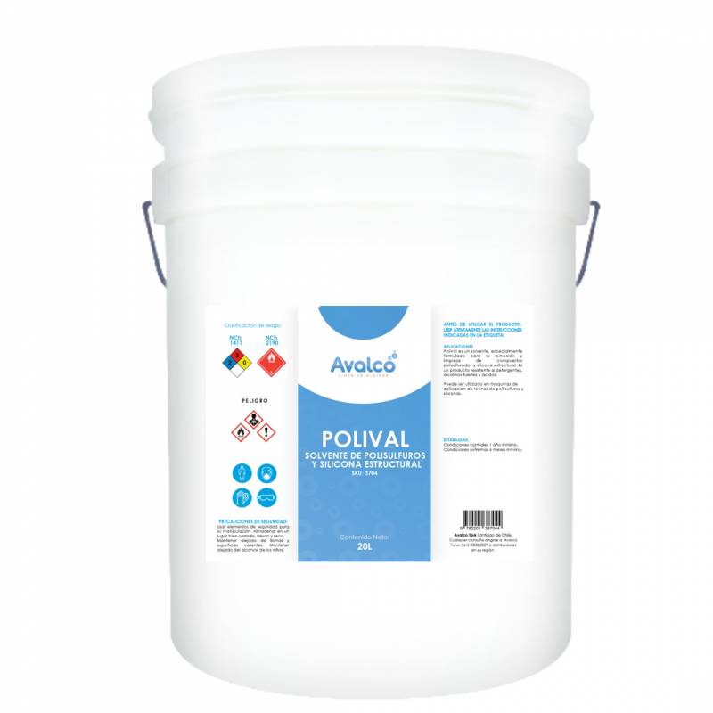 Polival Solvente De Polisulfuros Y Silicona Estructural 20Lts