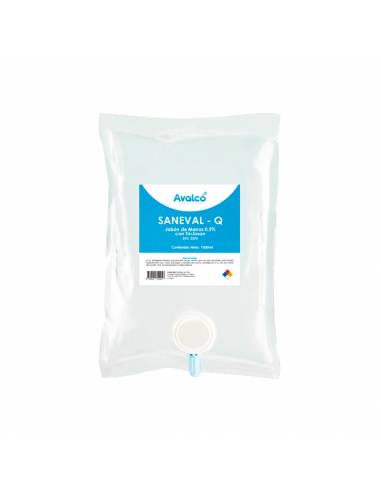 Bolsa Desechable 100Ml Saneval Q Jabon Triclosan